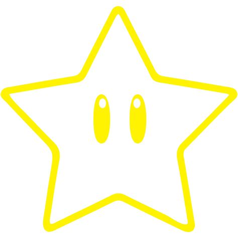 Printable Mario Star
